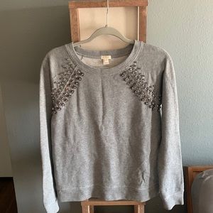 Womens jeweled sweater